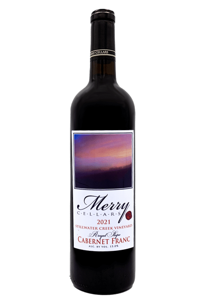 2021 Cabernet Franc - merry Cellars Winery - Washington State - Royal Slope - Stillwater Creek Vineyard